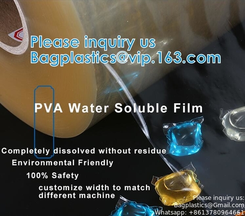 Latest company case about WATER SOLUBLE BAG, PVA MOULD PEEL FILM, POLYVINYL ALCOHOL, LAUNDRY SACK, DETERGENT POD PACK
