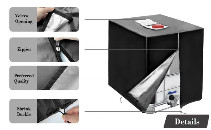 IBC Tote Cover with Zipper