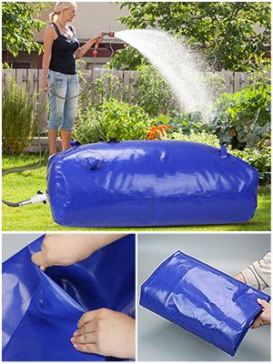 Outdoor Collapsible Flexitank Water Bladder, Water Bag Water Storage Tank Faucet Durable Water Storage Containers 0