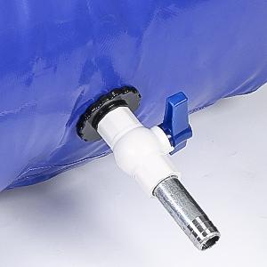 Outdoor Collapsible Flexitank Water Bladder, Water Bag Water Storage Tank Faucet Durable Water Storage Containers 2