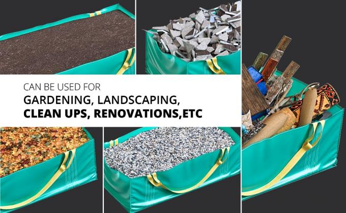 5 Ton Waste Garbage Collection Landscaping Garden Dumpster Skip Bag Super Sacks Custom Skip Dumpster PP Jumbo Bag 7