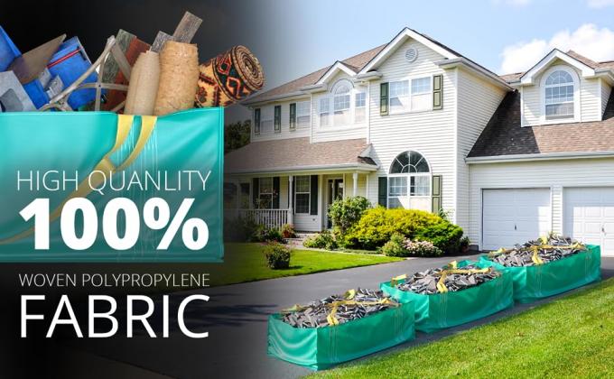 5 Ton Waste Garbage Collection Landscaping Garden Dumpster Skip Bag Super Sacks Custom Skip Dumpster PP Jumbo Bag 8