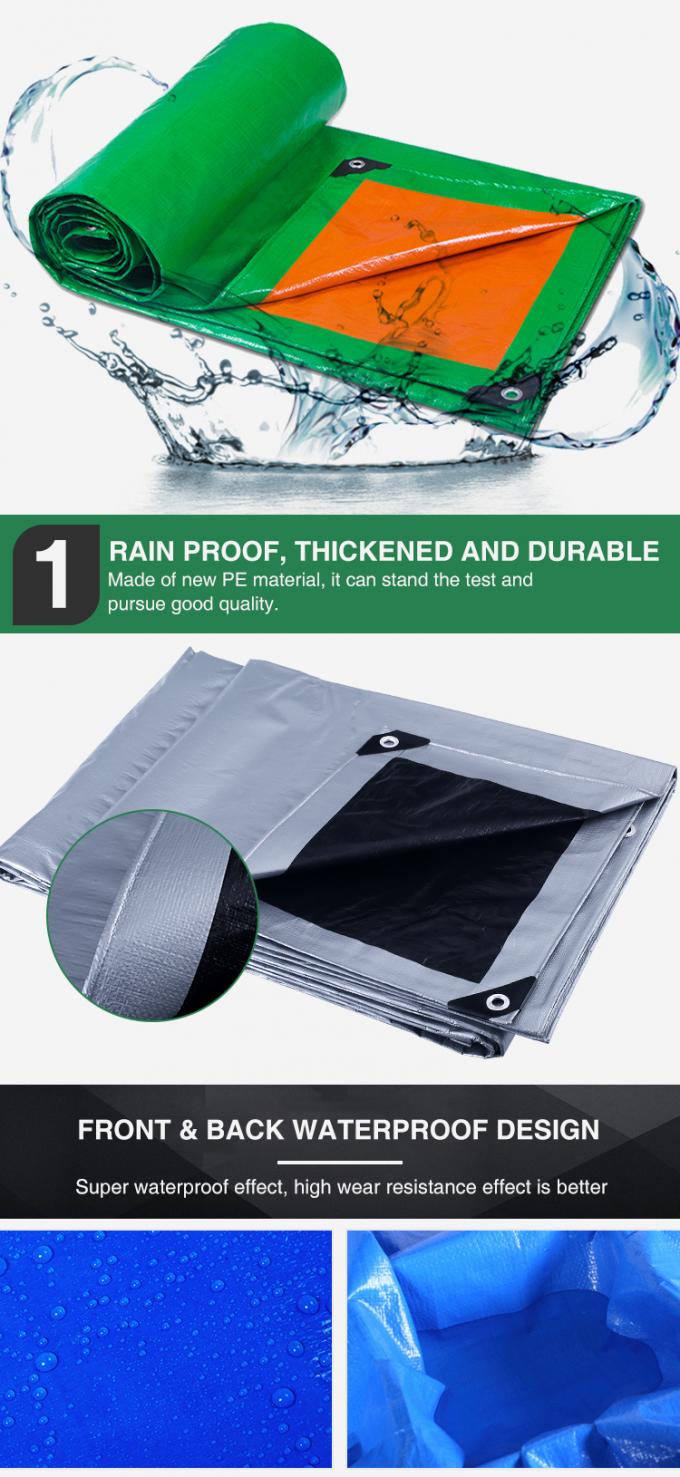 Blue Color PE Tarpaulin Waterproof Awning Cloth Made In CHINA Hot Sale Long Life Tarpulins 1500D Car Cover 2