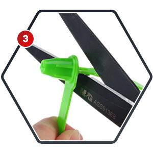 Plastic Truck Door Seal Security Seals Tamper Evident Tite-Lock Security Tags Numbered Safty Disposable Locks 8