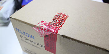 Serial Numbered Red Tamper Evident Security Tape (48mm x 50m x 2mil, 100% Total Transfer, Ultra-Thick “Void” Film 1