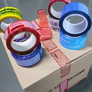 Serial Numbered Red Tamper Evident Security Tape (48mm x 50m x 2mil, 100% Total Transfer, Ultra-Thick “Void” Film 3