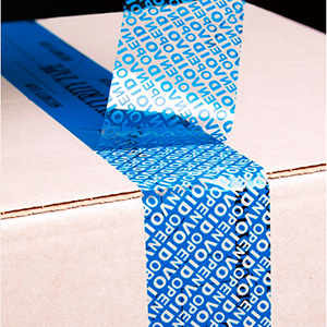 Serial Numbered Red Tamper Evident Security Tape (48mm x 50m x 2mil, 100% Total Transfer, Ultra-Thick “Void” Film 2