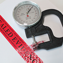 Serial Numbered Red Tamper Evident Security Tape (48mm x 50m x 2mil, 100% Total Transfer, Ultra-Thick “Void” Film 5