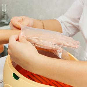 Paraffin Wax Liners Bags, Disposable Mitts Booties Plastic Socks And Gloves Liners For Hand & Foot Hot Wax 2