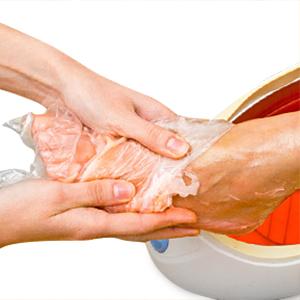 biodegradable, sustainable, recycled Disposable Mitts Booties Plastic Socks And Gloves Liners For Hand & Foot Hot Wax 6