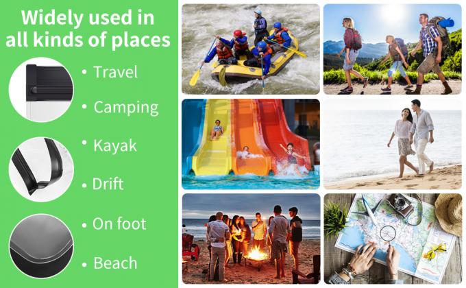 Quart Size Zipper Bags- Triple-sealed Seam Leakproof Clear Cosmetic Bag for Liquids & Makeup- Portable Travel Size 3