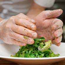 100% Compostable Gloves, Cornstarchgloves, Food Service Disposable Gloves, Food Prep Cooking Gloves, Eco-Friendly 4