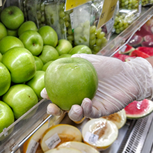 100% Compostable Gloves, Cornstarchgloves, Food Service Disposable Gloves, Food Prep Cooking Gloves, Eco-Friendly 5