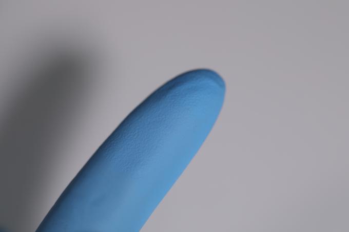 High Quality Free Samples Sky Blue Disposable Wholesale Medic Powder Free Long Sleeve Non Sterile Nitrile Gloves 6