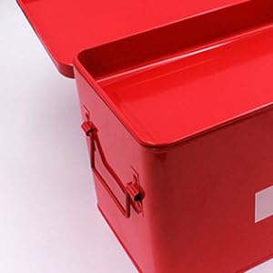 Metal First Aid Storage Box First Aid Kit medicine storage storage box Medicine Tin, Metal Medicine Storage Box 4