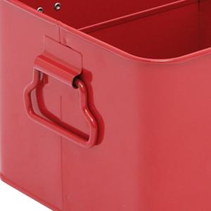 First Aid Kit Supplies Bin, Metal Medicine Storage Tin, First Aid Empty Box with Safety Lock Home Emergency Tool Set 7