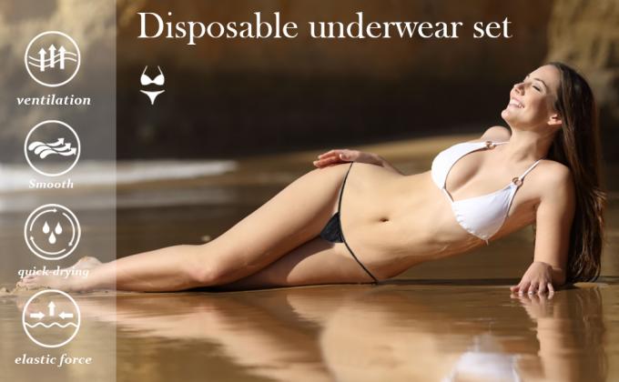 Pro Disposable Nonwoven G String Thongs Women G String Panties For Spa Disposable Bikini Panties 0