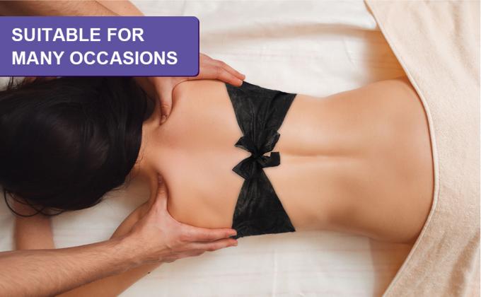 Disposable Vacation Bra Strapless Underwear Individually Wrapped General Size for Beauty Salon, SPA, Spray Tanning 1