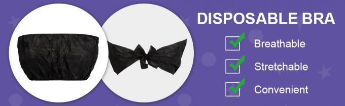 Disposable Vacation Bra Strapless Underwear Individually Wrapped General Size for Beauty Salon, SPA, Spray Tanning 3