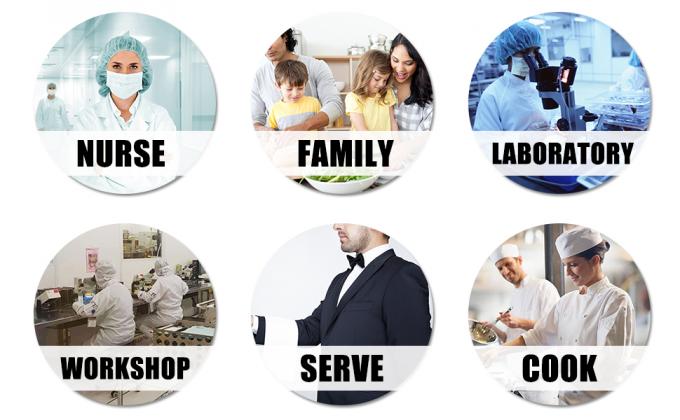 Bouffant Caps Disposable Shower Cap Custom Hotel Amenity Bath Spa Hair Cap Waterproof Disposable White Head Cap 5