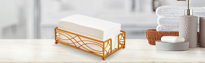 Disposable Hand Towels for Bathroom, Soft and Absorbent Paper Guest Towels Disposable Decorative Bathroom Hand Napkins 0