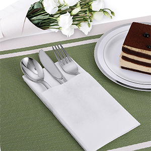 Disposable Hand Towels for Bathroom, Soft and Absorbent Paper Guest Towels Disposable Decorative Bathroom Hand Napkins 3