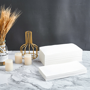 Disposable Hand Towels for Bathroom, Soft and Absorbent Paper Guest Towels Disposable Decorative Bathroom Hand Napkins 4