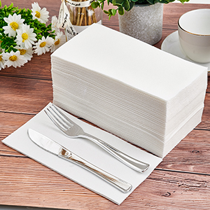 Disposable Hand Towels for Bathroom, Soft and Absorbent Paper Guest Towels Disposable Decorative Bathroom Hand Napkins 5