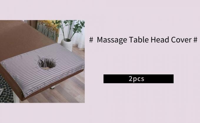 Massage Table Head Cover, Bed Table Cover Sheets with Hole for Salon SPA, Massage Mattress Breathing Spa 0