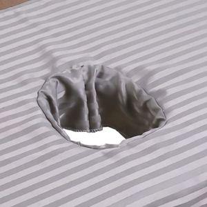 Massage Table Head Cover, Bed Table Cover Sheets with Hole for Salon SPA, Massage Mattress Breathing Spa 3