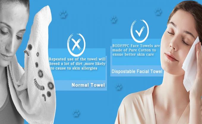 Disposable Face Towel,Cotton Dry Paper Towel, Face Wash Towel,Facial Cotton Tissue, Makeup Removal Towel, Travel Dry 0