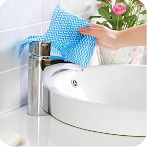 Eco Friendly Kitchen Cleaning Towels Nonwoven Dish Cloth Roll Disposable Washable Kitchen Cloths 0