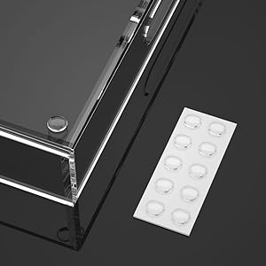 Clear Serving Tray Spill Proof- Acrylic Decorative Tray Organiser For Ottoman Coffee Table Countertop With Handles 4