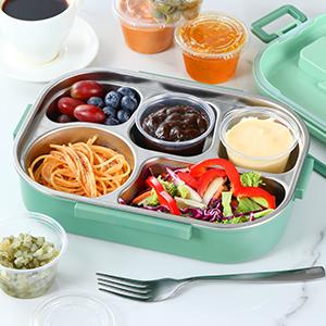 Portion Cups With Lids, Small Plastic Containers with Lids, Airtight Stackable Souffle Cups, Jello Shot Cups, Sauce 5