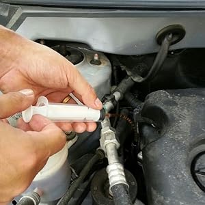 Syringes with Tubes Plastic Syringe with Tubing for Dispensing,Injection,Filtration, Science Labs (1 Meter Tube) 5