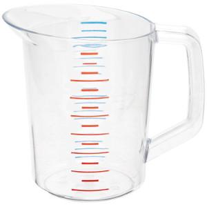 500ml Measuring Cups With Spout Transparent Plastic Graduated Measure Cups For Lab, Kitchen 0