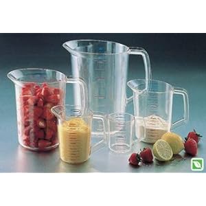 500ml Measuring Cups With Spout Transparent Plastic Graduated Measure Cups For Lab, Kitchen 3