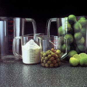 500ml Measuring Cups With Spout Transparent Plastic Graduated Measure Cups For Lab, Kitchen 4