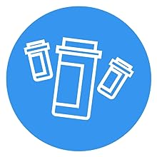Empty Pill Bottles with Caps - Airtight 30 Dram Pop Top Bottles - Prescription Medicine Container - for Herbs, Candy 0
