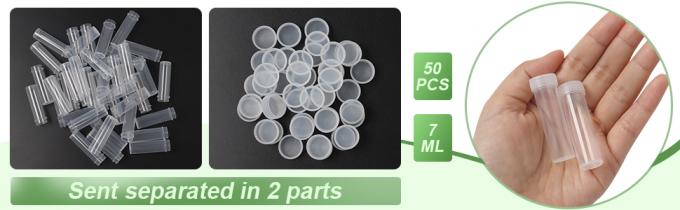 7 ML Plastic Vials With Lids Sample Bottles Vial Plastic Vials With Caps Plastic Vials For Small Items 6