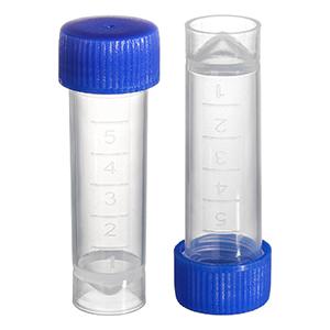 Set Of 100 Plastic Test Tubes With Lids, 5 Ml Graduated Shot Tubes With Screw Caps Small Vials Container For Liquid 3
