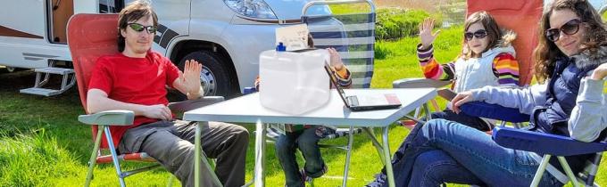 Water Container 2.6 Gallon BPA Free, Emergency Water Storage Containers With Spigot, Foldable Portable Storage Jug 2