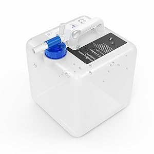Water Container 2.6 Gallon BPA Free, Emergency Water Storage Containers With Spigot, Foldable Portable Storage Jug 3