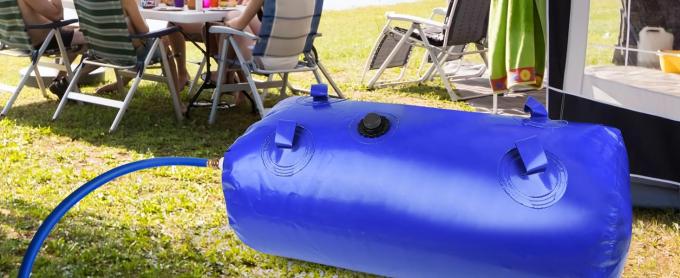 Water Tank Collapsible Storage Container Bag Bladder Valve for Camping RV Drought-Resistant Fire-Fighting 0