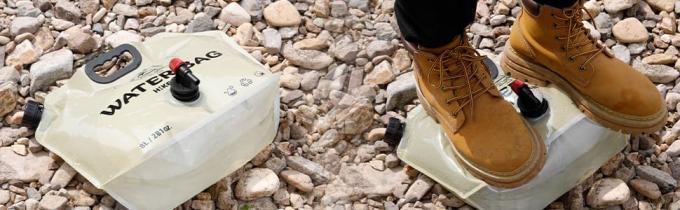 Collapsible Water Storage Carrier - 1.9 Gallon Portable Container with Spigot, Camping Water Bag for Outdoors Hiking 6