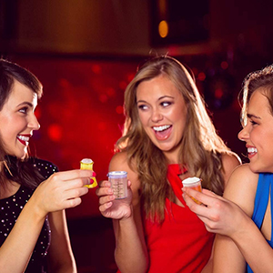 Chemistry Glass Set, 4 Plastic Laboratory Glasses, Funny Scientific Gifts, Cool Chemistry Graduation Gag Gift 3