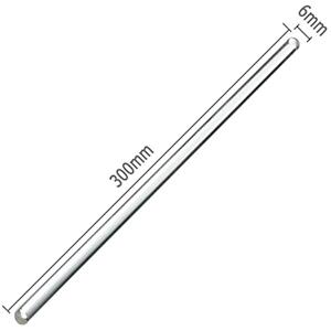 Lab Medical Science Glass Stick 12" Length Stir Rod Glass Stirring Rods Stir Stick With Both Round Ends 1