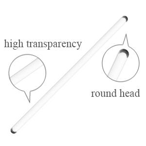 Lab Medical Science Glass Stick 12" Length Stir Rod Glass Stirring Rods Stir Stick With Both Round Ends 2