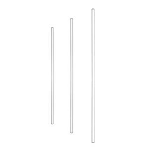 Lab Medical Science Glass Stick 12" Length Stir Rod Glass Stirring Rods Stir Stick With Both Round Ends 3