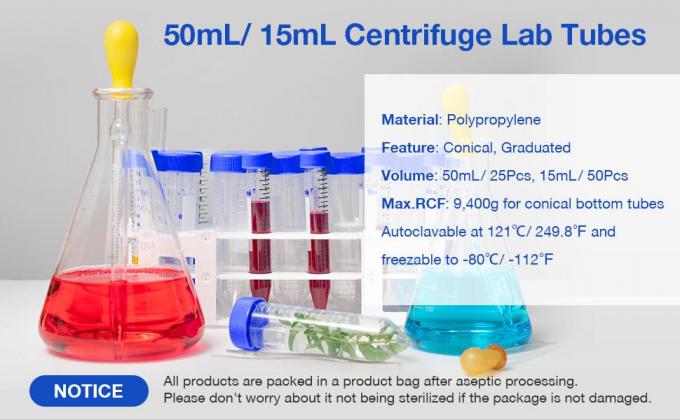 Centrifuge tubes feature